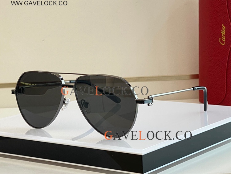 Première de Cartier CT0334 Sunglasses All Black for Men